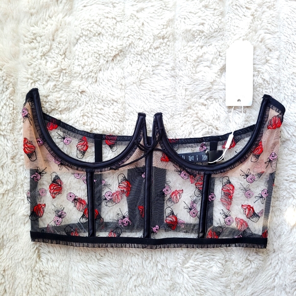 🍒NWT🍒 FOR LOVE & LEMONS COQUETTE CORSET - Picture 3 of 11